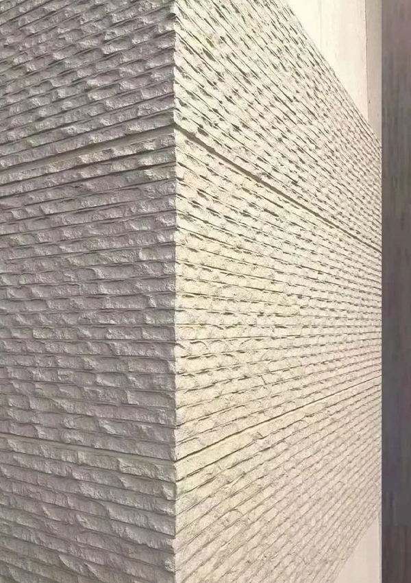 Grov texturerad flexibel mjuk stenväggpanel